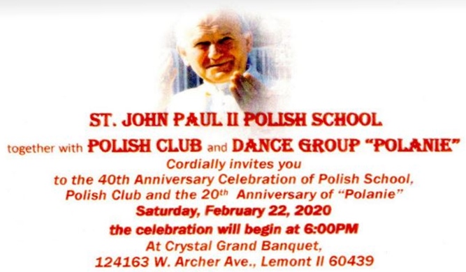 St. John Paul II Polish School Anniversary Celebration