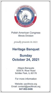 PAC-IL: 51st Polish American Heritage Month Banquet @ Allegra Banquets