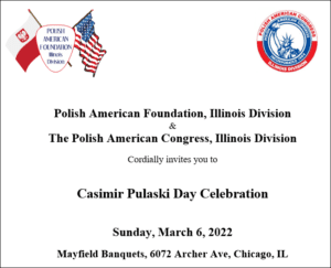 Casimir Pulaski Day Celebration @ Mayfield Banquets