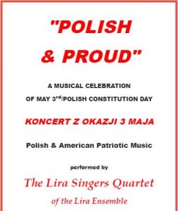 "Polish & Proud" - Koncert z Okazji 3 Maja @ Holly Trinity Church
