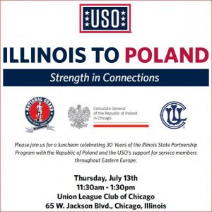 USO presents Illinois to Poland: Strength in Connections. @ UNION LEAGUE CLUB OF CHICAGO