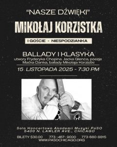 "NASZE DŹWIĘKI” – jesienny wieczór z balladą i klasyką @ PaSO