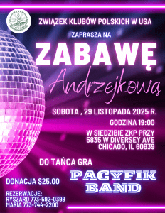 Zabawa Andrzejkowa @ Związek Klubów Polskich