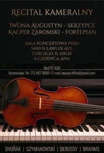 RECITAL KAMERALNY @ Sala Koncertowa im. Dr Jadwigi Roguskiej-Kyts AKademii Muzyki PaSO